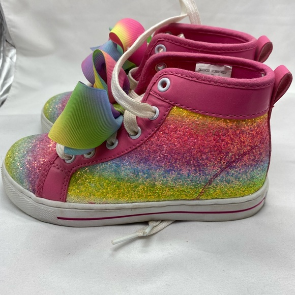 Jojo Siwa Glitter Shoes With Bow - Picture 2 of 5